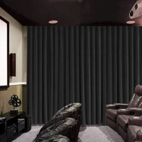 Black Soundproof Curtains