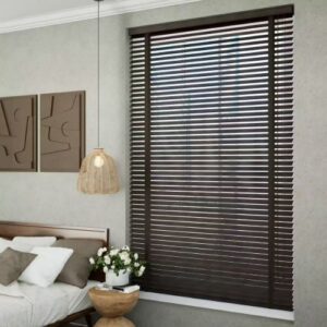 Black Venetian Blind