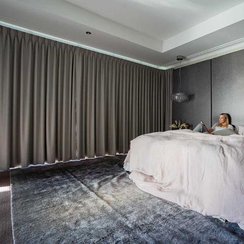 Blackout Motorized Curtains