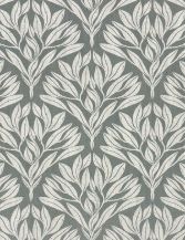 Harewood Leaf Linen Curtain Fabric