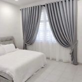 Linen curtains Al Jaddaf for stylish interiors
