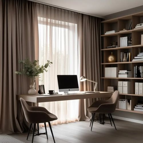 Luxury office-curtains