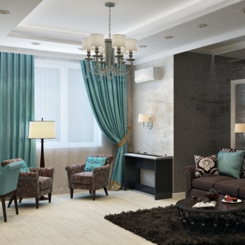 Modern Living Room Curtains