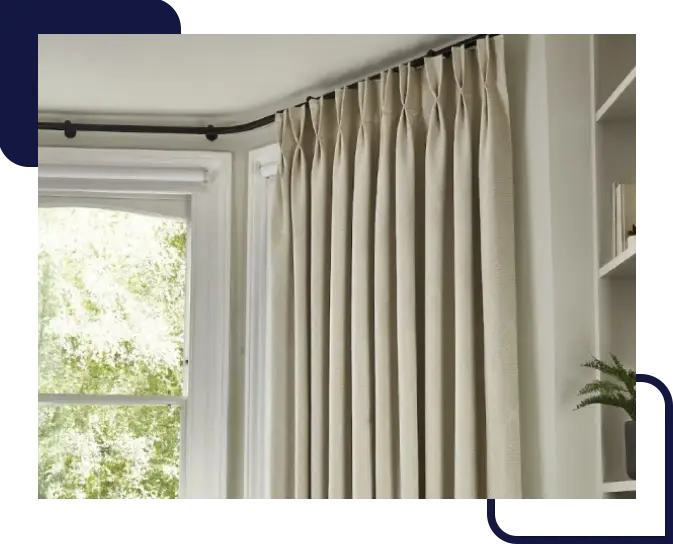 Pinch Pleat Curtains Dubai