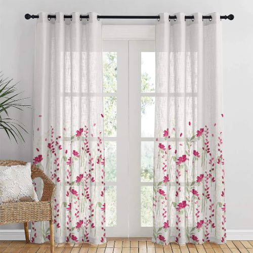 Printed Sheer Curtains