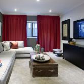 Red Soundproof Curtains