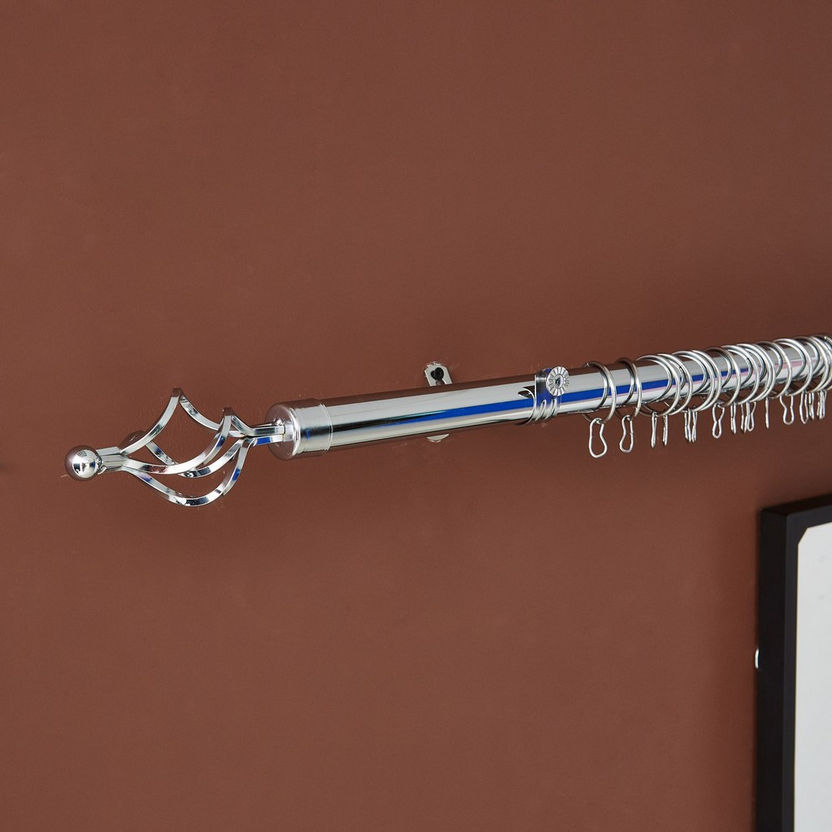 Silver Curtain Poles