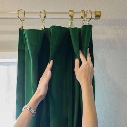 Velvet Curtains Fixing