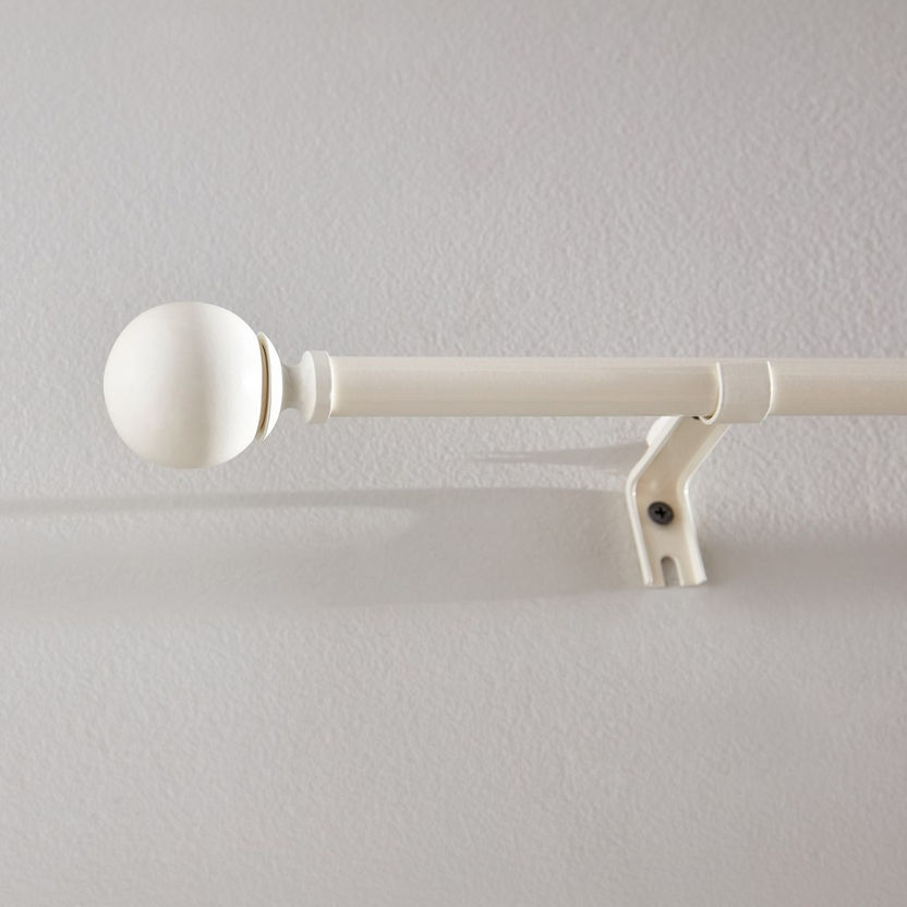White Curtain Poles