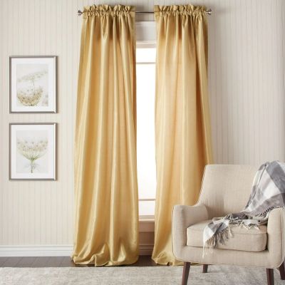 Yellow Silk Curtains