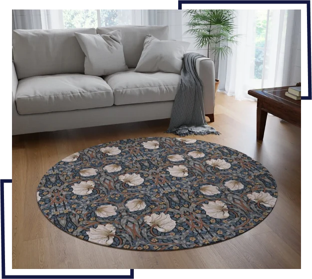Versatile Round Carpet