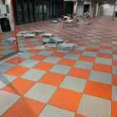 Rubber Flooring Down Town