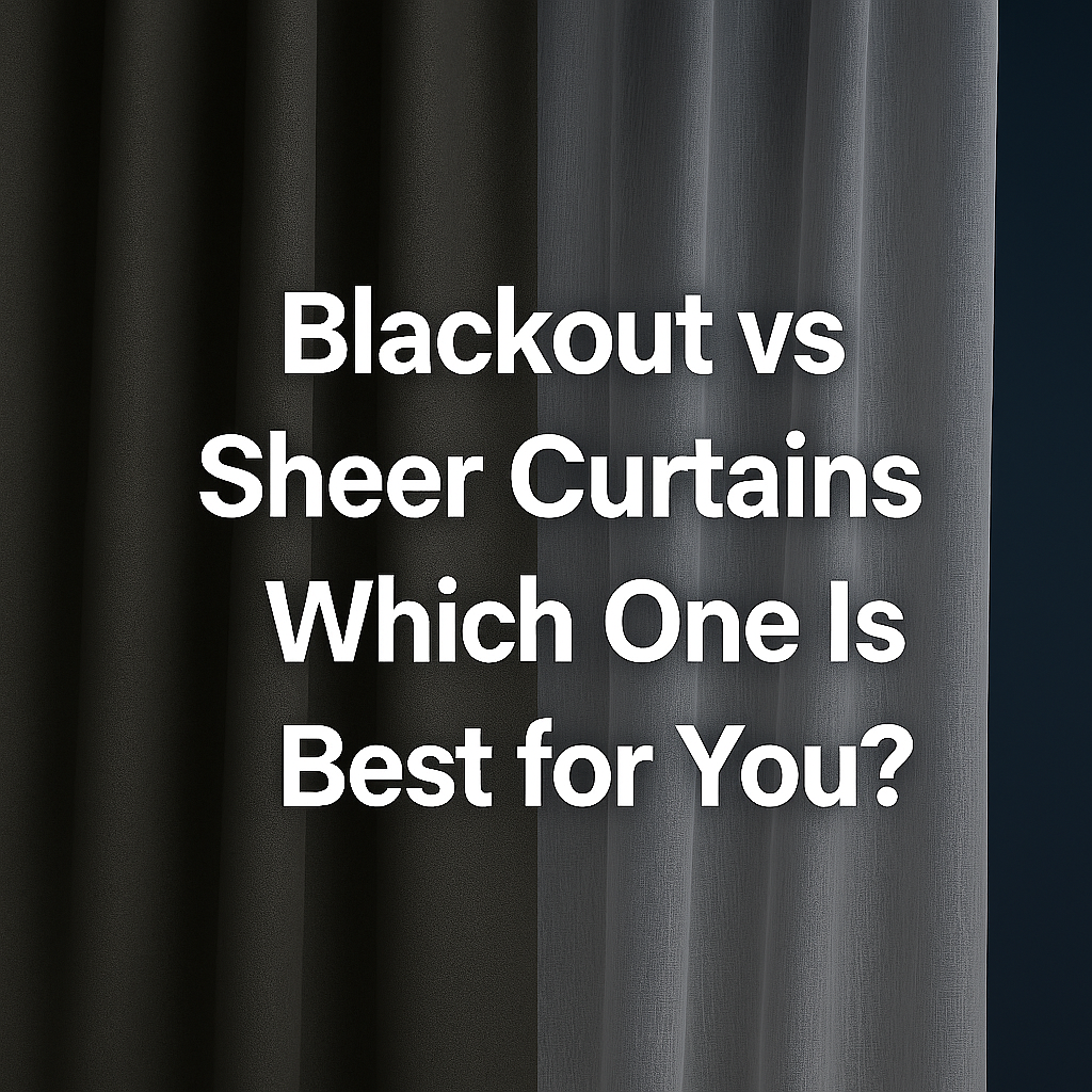 Blackout vs Sheer Curtains – Which One Is Best for You?