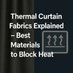 thermal curtain fabric types for heat insulation