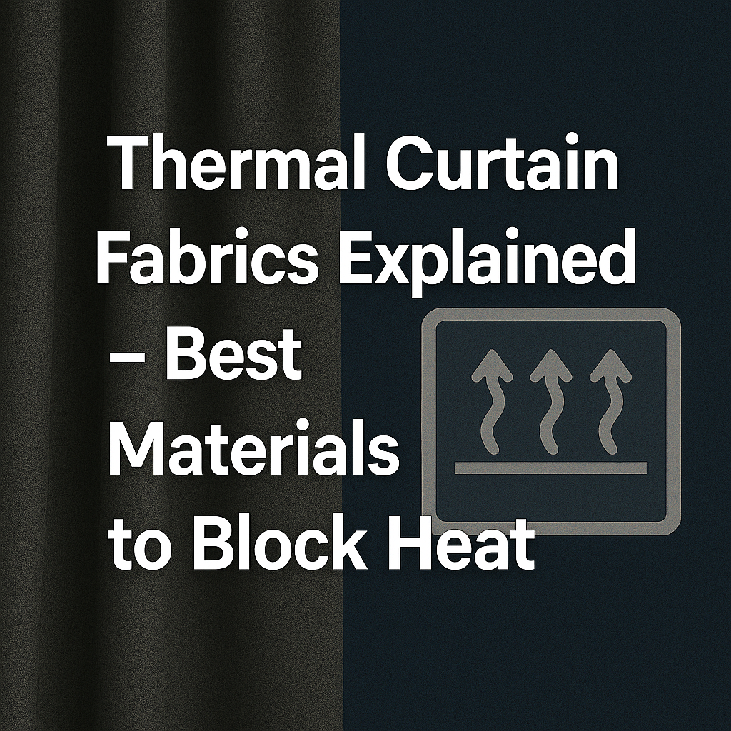 thermal curtain fabric types for heat insulation