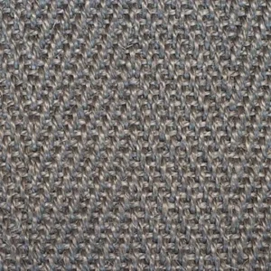 Agra Steel Sisal Herringbone Carpet