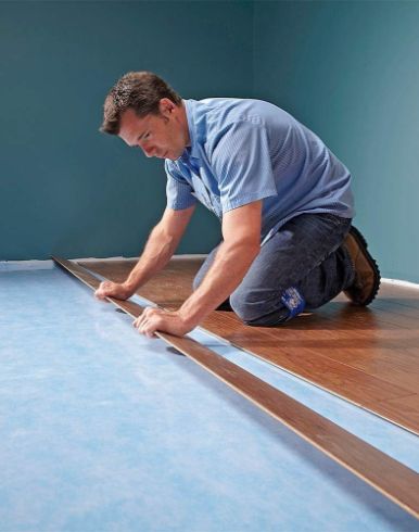 Parquet floor carpentry